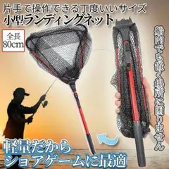 折りたたみ たも 網 コンパクト 釣り 釣り網 玉網 魚 p06-25a