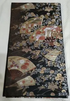 正絹 袋帯 六通柄
