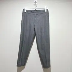 【ヨシエイナバ】グレー サイズ9 日本製　フォーマル　ストレートパンツ　ウール