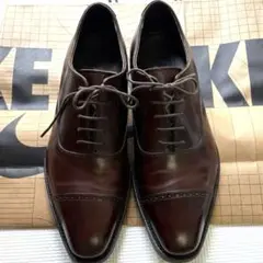 三陽山長 25.5cm R309-7 ブラウン 革靴