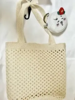 ちいかわコラボメッシュバッグ ハチワレ