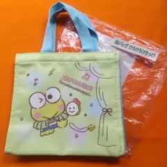 サンリオキャラクターけろけろけろっぴ トート バッグ 薄グリーン 即購入可能！
