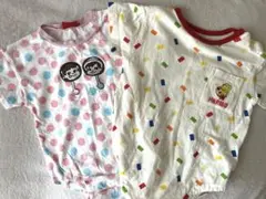 ロンパース バースデー 2点まとめ売り80㎝