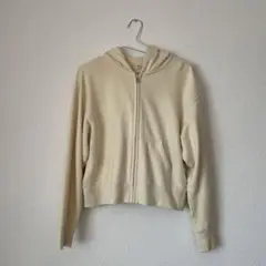 【美品】UNIQLO ユニクロ スウェットフルジップパーカー L レディース