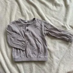 H&M 薄紫 長袖 80