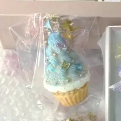 Myaa Sweets様　バッグチャーム　クリスマスツリー　カップケーキ