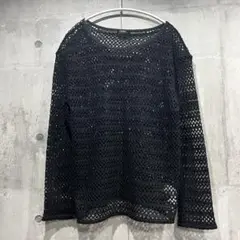 【着用1回】MURUA ブラックメッシュ 長袖トップス