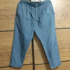 GLOBAL WORK メンズ リネンライクイージーパンツ