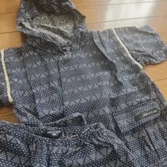 【値下げ】COMME CA DU MODE 甚平 100cm ネイビー