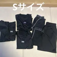 Sサイズ　トレーニングウェアセット ブラック