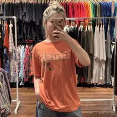 【送料無料】USA古着 crush orange グッズ TシャツUSA製