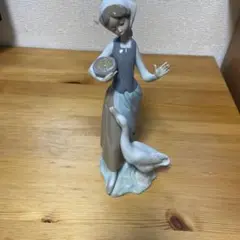 リヤドロ  アヒルと少女 LLADRO フィギュリン LLADRO『少女とアヒル 』｜トレファクONLINE