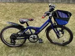 埼玉県北部取引限定 ブリヂストン EX26 ブルー&ブラック 22インチ ジュニア 自転車 ブリヂストン EX26 ブルー&ブラック 22インチ 良品