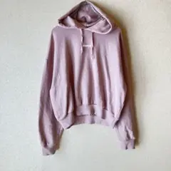 Wrangler ラングラー　スウェットパーカー　ピンク　ロゴプリント　ゆったり