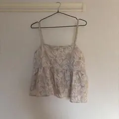 ビスチェ ペプラム トップス レディース