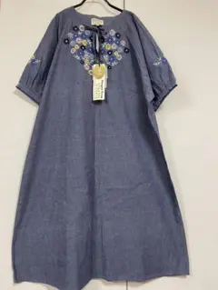 定価15,000+税　people tree オーガニック綿　手織りワンピース