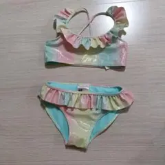 H&M フリル付きグラデーションビキニ 110/116