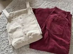 【2点セット】ジャンスカ&コーデュロイパンツ