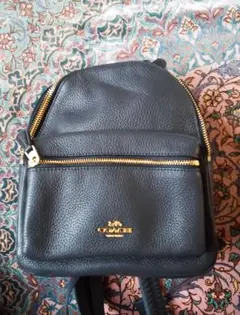 コーチCOACH ミニリュック ダークグレー