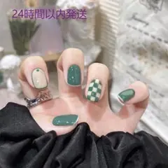 YY 416 緑 ボードネイルチップ儀式感 新しい デットオススメ 月曜日 華奢