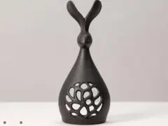 南部鉄器 岩鋳 キャンドルスタンド うさぎ