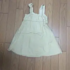 samansaMos2Lagon淡い黄色のノースリーブワンピース サイズ95
