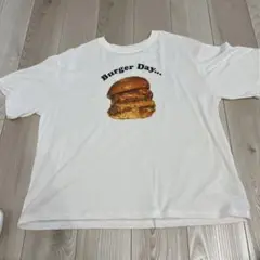 My Little Wonder ハンバーガーTシャツ 親子リンク 大人用 L