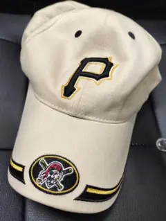 パイレーツ Pirates ベースボールキャップ ベージュ メジャーリーグ