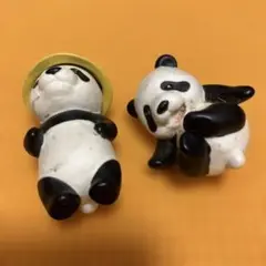 パンダのマグネット2個セット