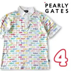 パーリーゲイツ PEARLYGATES 総柄ラウンドシャツ