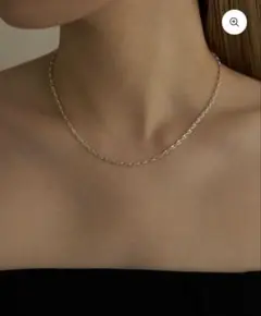 LORO ロロ　mutual necklace 40cm silver