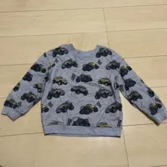 H&M 車柄 トレーナー 4-6歳用