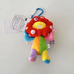 万博　ミャクミャク　レインボー　カラビナ付き　立ち