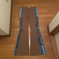 【ChaU】テンダーパーソン　23ss エアブラシドラゴンフレアパンツ 4 ChaU様専用】テンダーパーソン 23ss エアブラシドラゴンフレア