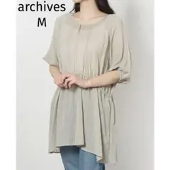 【archives】 バックリボンチュニックブラウス