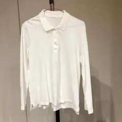 白　ポロシャツ