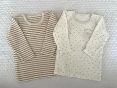 バースデイ　長袖 シャツ　肌着　キルト　2枚セット