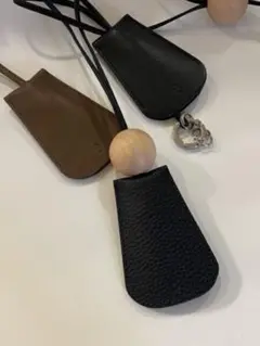 URBAN BOBBY wood leather keynecklace