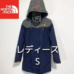 人気希少 THE NORTH FACE マウンテンコート レディースS ネイビー