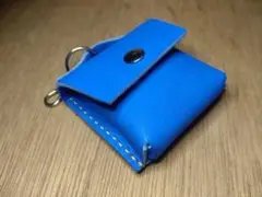 ミニバッグ　ブルー