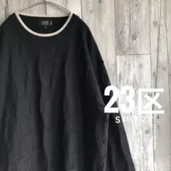 23区 SPORT ニジュウサンク ニット セーター ウール混 スポーツ ゴルフ