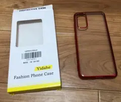 Galaxy S20 用 クリアハードケース（レッドフレーム） G311