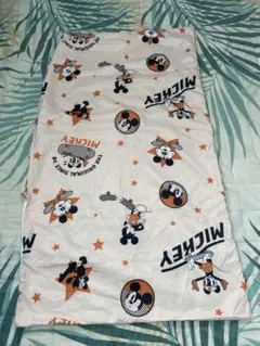 ミッキーマウス 昼寝布団カバー ベージュ