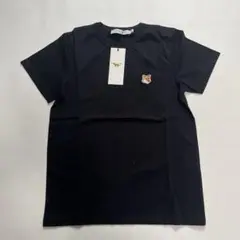 正規品 メゾンキツネ 半袖 Tシャツ フォックスヘッド ロゴ ブラック　XS