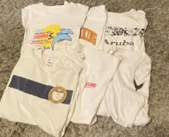 Tシャツ まとめ売り アソート　ベール ホワイト系 シャツ　6着まとめ売り