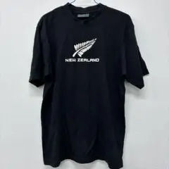 TOURISTCLUB ブラック半袖Tシャツ M ナ5