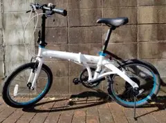 ルノー 折りたたみ自転車 LIGHT10 AL-FDB207 White