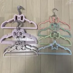 ニトリ　リボン型ハンガー キッズハンガー　子供用　33本