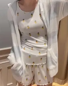 ジェラピケ パイナップル柄 ルームウェア セット