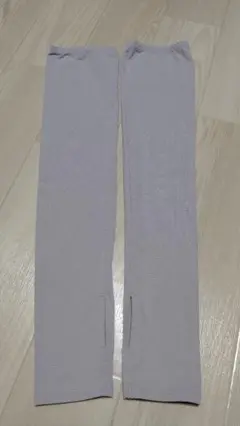 UNIQLO UVカットメッシュアームカバー Lサイズ グレー